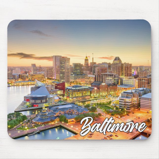 Tapis De Souris Baltimore, Maryland, États-Unis (Devant)