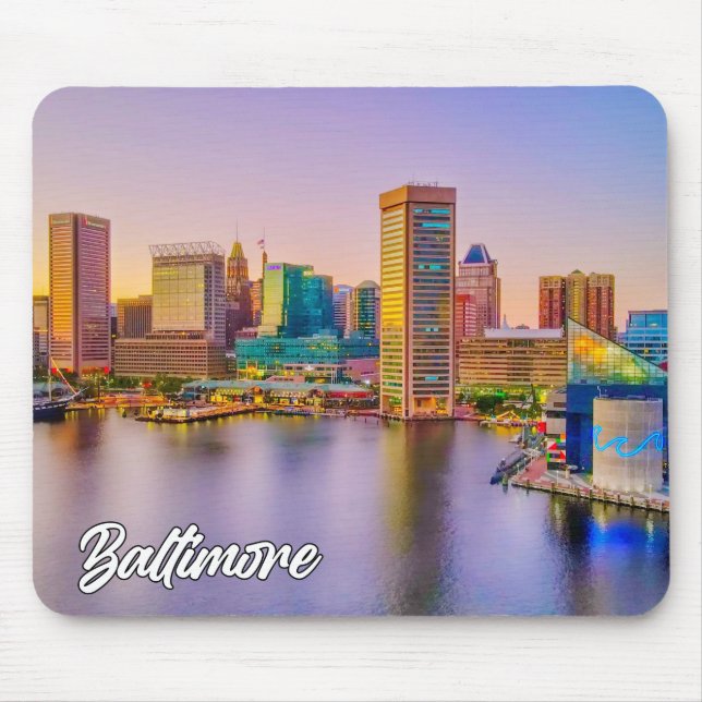 Tapis De Souris Baltimore, Maryland, États-Unis (Devant)