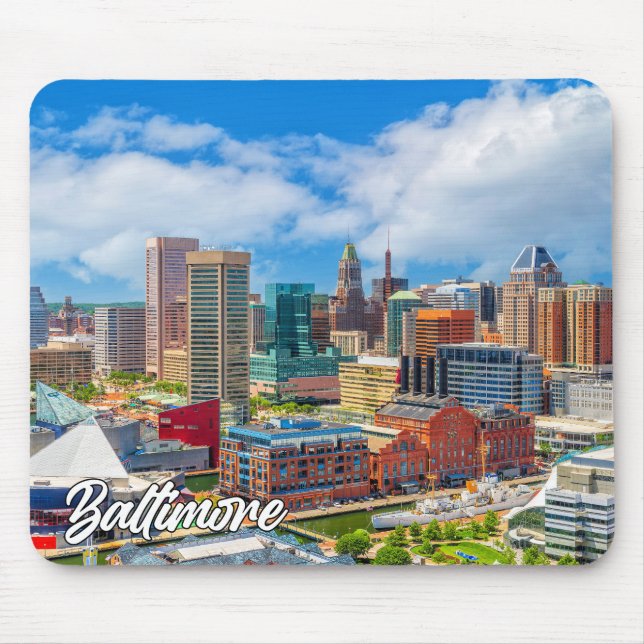 Tapis De Souris Baltimore, Maryland, États-Unis (Devant)