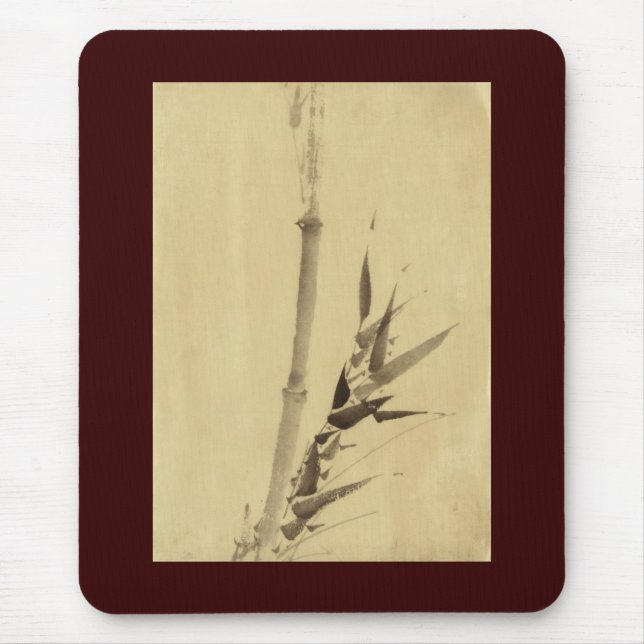 Tapis De Souris Bambou, Hokusai Art Japonais (Devant)