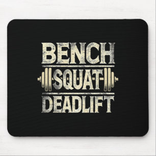 Tapis De Souris Banc Squat Deadlift Barbell Bodybuilding