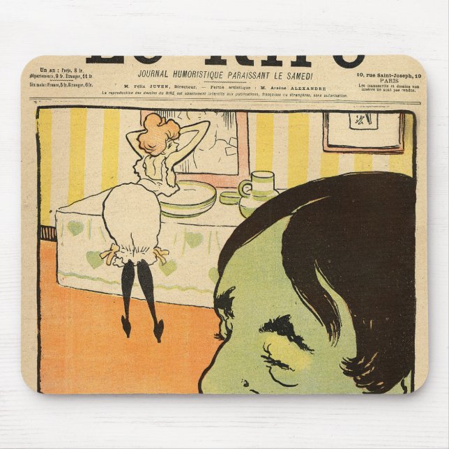 Tapis De Souris Bande dessinée humoristique (Devant)