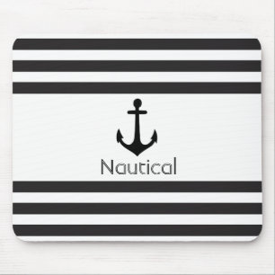 Tapis De Souris Bande Nautique, Ancre,
