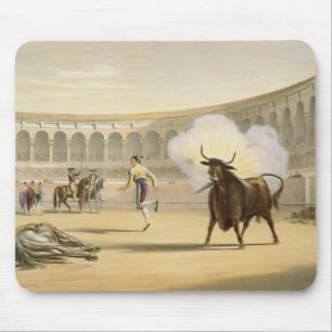 Tapis De Souris Banderillas de Fuego, 1865 (litho de couleur)