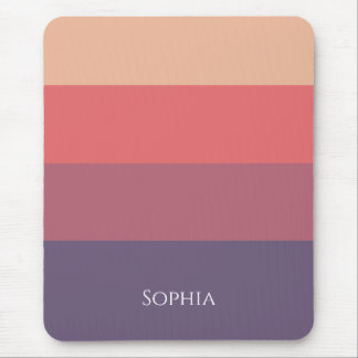 Tapis De Souris Bandes de couleur automne -