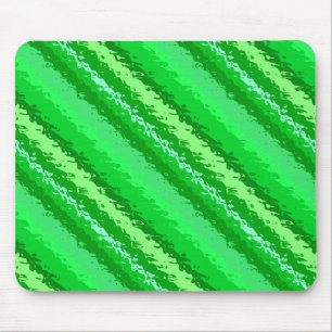 Tapis De Souris Bandes de verre - tons vert émeraude