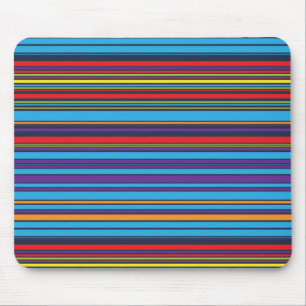 Tapis De Souris Bandes de violet bleu mignonne