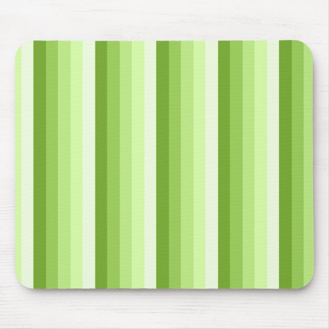 Tapis De Souris Bandes d'ombre vert citron (Devant)