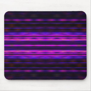 Tapis De Souris Bandes floues violettes lumineuses
