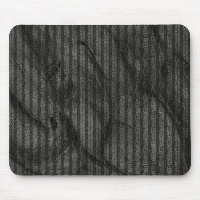Tapis De Souris Bandes grises rugueuses sur le dessin abstrait tac (Devant)