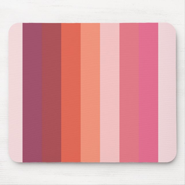 Tapis De Souris Bandes roses (Devant)