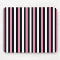 Bandes roses, noires et blanches