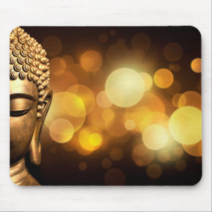 Tapis De Souris Bangkok, Thaïlande Bouddha en or