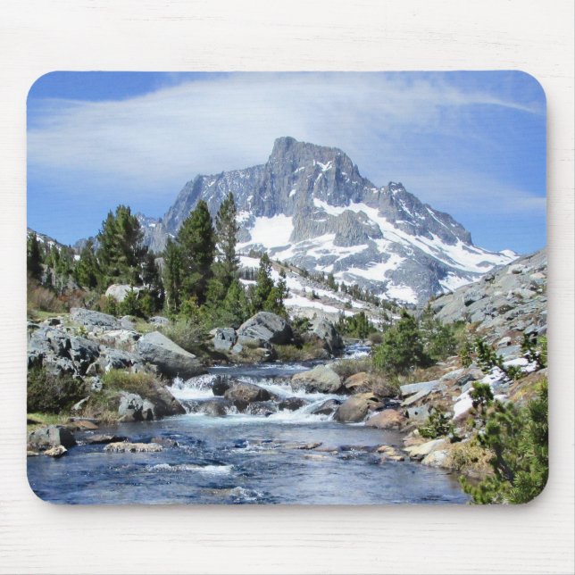 Tapis De Souris Banner Peak de l'île de Mille - Sierra Nevada (Devant)