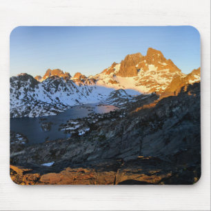 Tapis De Souris Banner Peak Sunrise Garnet Lake - John Muir Trail