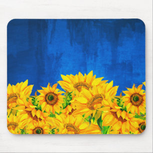 Tapis De Souris Bannière de tournesol Ukraine