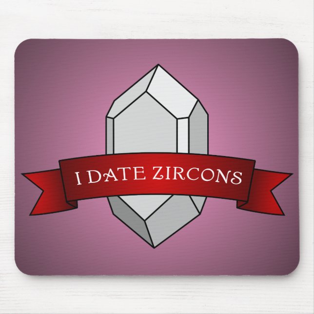 Tapis De Souris Bannière I Date Zircons (Devant)