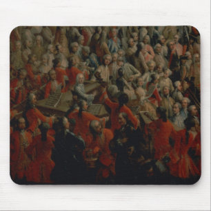 Tapis De Souris Banquet de cour dans la grande antichambre