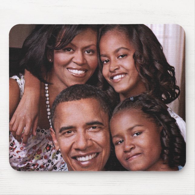 Tapis De Souris Barack Obama, Family Love_Mousepad (Devant)