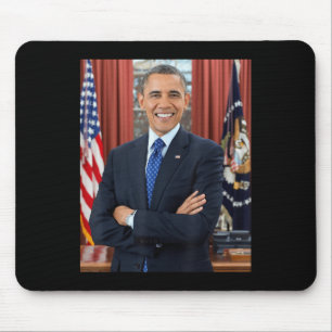 Tapis De Souris Barack Obama Photo 44ème Président Potus Patriotic