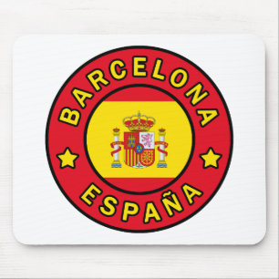 Tapis De Souris Barcelone Espagne