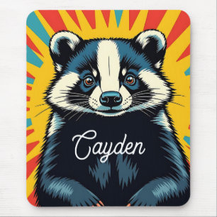 Tapis De Souris Barman d'Art Cute Pop Personnalisé
