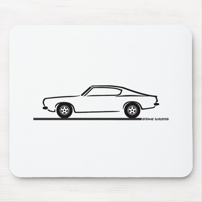 Tapis De Souris Barracuda de Plymouth 1968 (Devant)
