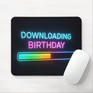 Tapis De Souris Barre de chargement d'ordinateur d'anniversaire au
