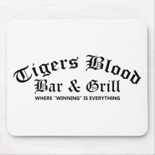 Tapis De Souris Barre et gril de sang de tigres