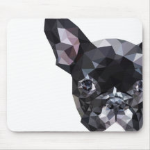 Bas poly art de bouledogue français