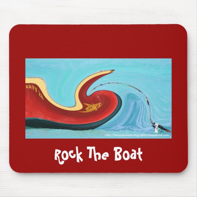 Tapis De Souris Basculez le bateau - customisé (Devant)