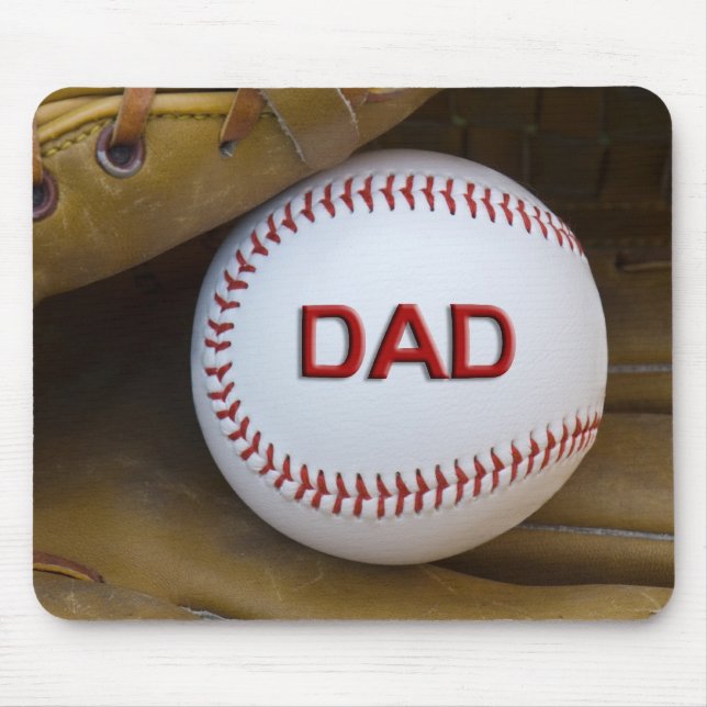 Tapis De Souris baseball en gant sportif (Devant)