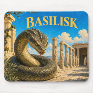Tapis De Souris Basilic, Monstre de Fantasy Gothique