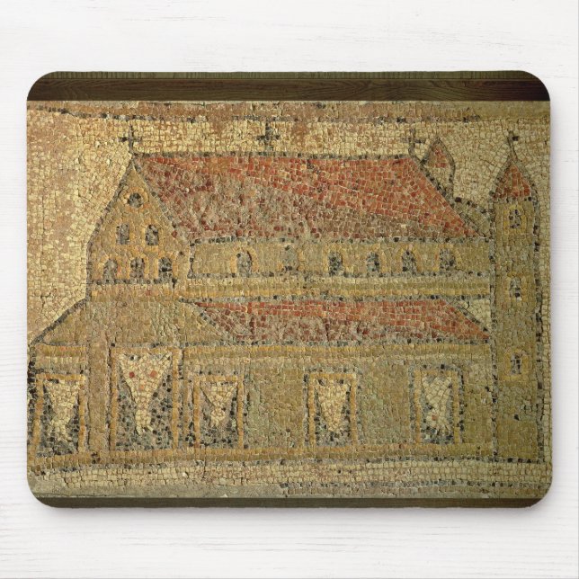 Tapis De Souris Basilique chrétienne, trottoir de mosaïque, (Devant)