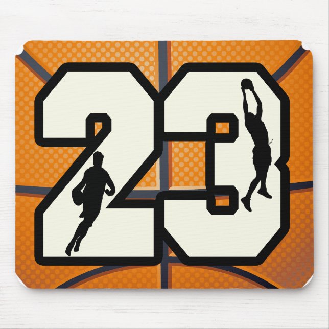 Tapis De Souris Basket-ball du numéro 23 (Devant)