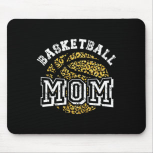 Tapis De Souris Basket-ball Maman Amusante Mère Amusante Joueur de