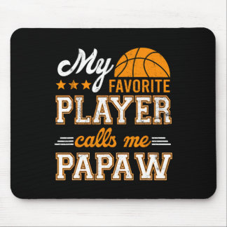 Tapis De Souris Basket Mon Joueur Favori M'Appelle Papaw