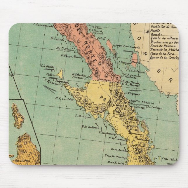Tapis De Souris Basse Californie, Mexique (Devant)