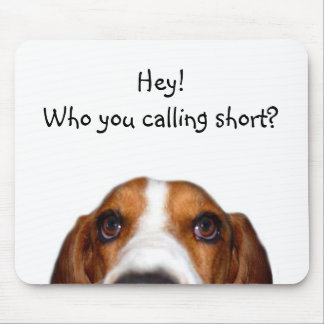 Tapis De Souris Basset Hound dans votre visage