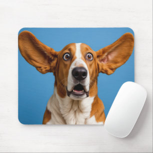 Tapis De Souris Basset Hound surpris