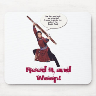 Tapis De Souris bassoon-kung-fu2, le couvrent de chaume et