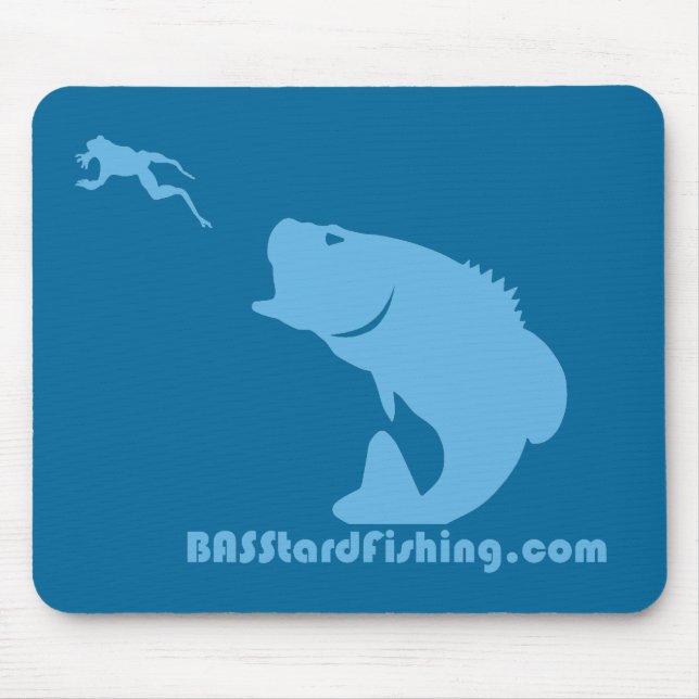 Tapis De Souris BASStard pêchant Mousepad (Devant)