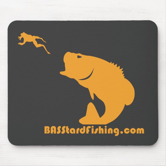 Tapis De Souris BASStard pêchant Mousepad (Devant)