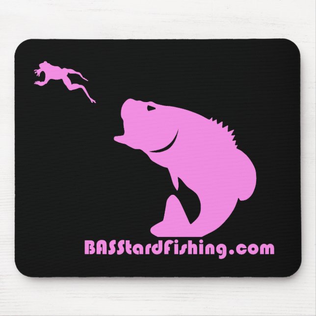 Tapis De Souris BASStard pêchant Mousepad (Devant)