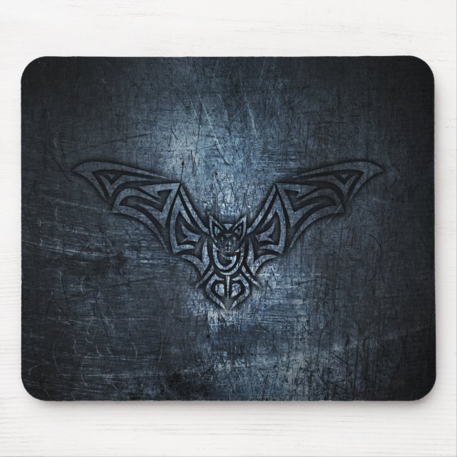 Tapis De Souris Bat Tribal Steel Metallic (Devant)