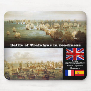 Tapis De Souris Bataille de Trafalgar dans la promptitude