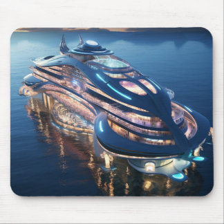 Tapis De Souris Bateau de croisière Concept Souris