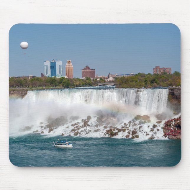 Tapis De Souris Bateau et Chutes américaines de Niagara Falls (Devant)