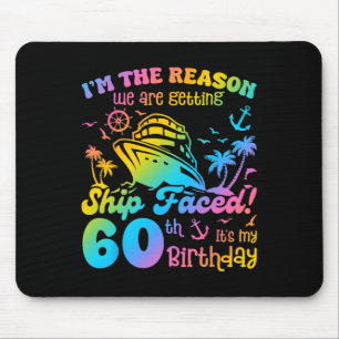 Tapis De Souris Bateau face à c'est mon 60e anniversaire Croisière