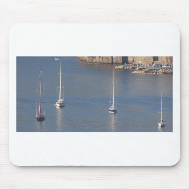Tapis De Souris Bateaux au repos à Sorrente Italie (Devant)